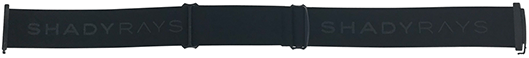 Alternative view of Snow Goggle Strap   Blackout